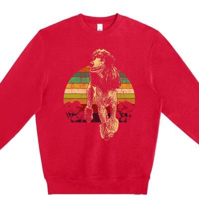 Poodle Dog Breed Premium Crewneck Sweatshirt