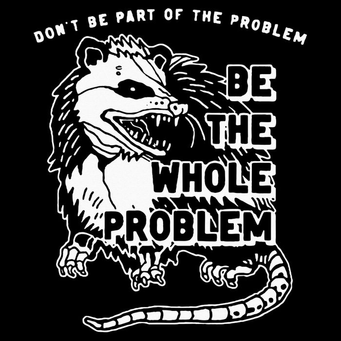 Possum Don't Be Part Of The Problem Be The Entire Problem Baby Bodysuit