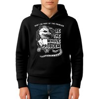 Possum Don't Be Part Of The Problem Be The Entire Problem Kids Hoodie