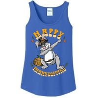 Pilgrim Dabbing Bunny Happy Thanksgiving Gift Ladies Essential Tank