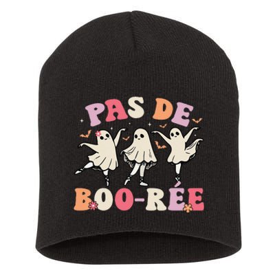 Pas De BooréE Ghost Ballet Dancer Halloween Dance Teacher Gift Short Acrylic Beanie