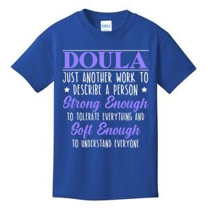 Proud Doula Birth Coach Companion Pregnancy Labor Job Cute Gift Kids T-Shirt