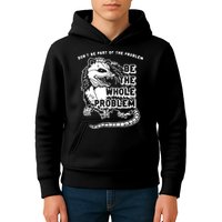Possum Don't Be Part Of The Problem Be The Entire Problem Kids Hoodie