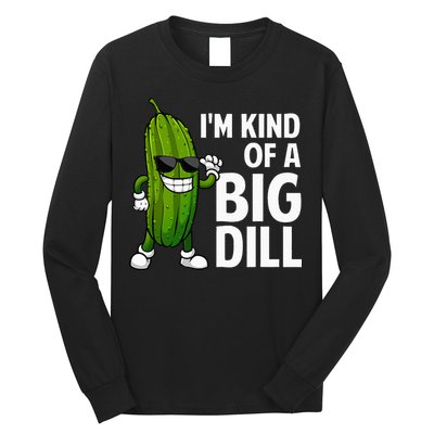 Pickle Design Big Dill Pickle Lover Long Sleeve Shirt