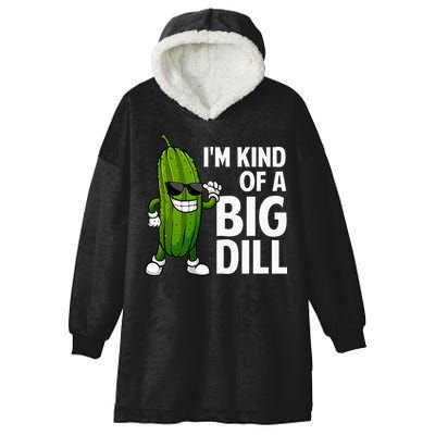 Pickle Design Big Dill Pickle Lover Hooded Wearable Blanket