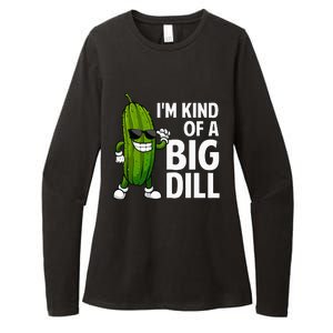 Pickle Design Big Dill Pickle Lover Womens CVC Long Sleeve Shirt