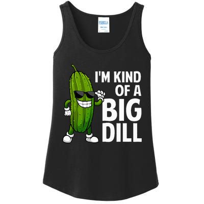 Pickle Design Big Dill Pickle Lover Ladies Essential Tank