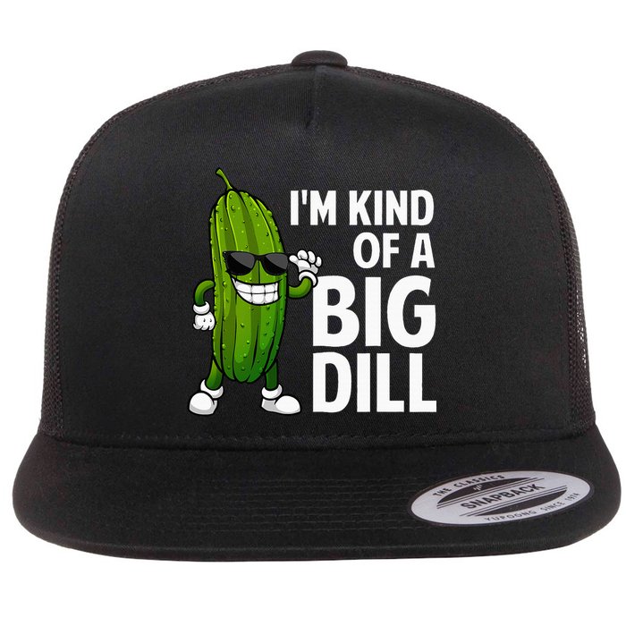 Pickle Design Big Dill Pickle Lover Flatbill Hat