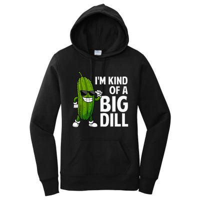 Pickle Design Big Dill Pickle Lover Women's Pullover Hoodie