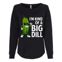 Pickle Design Big Dill Pickle Lover Womens California Wash Sweatshirt