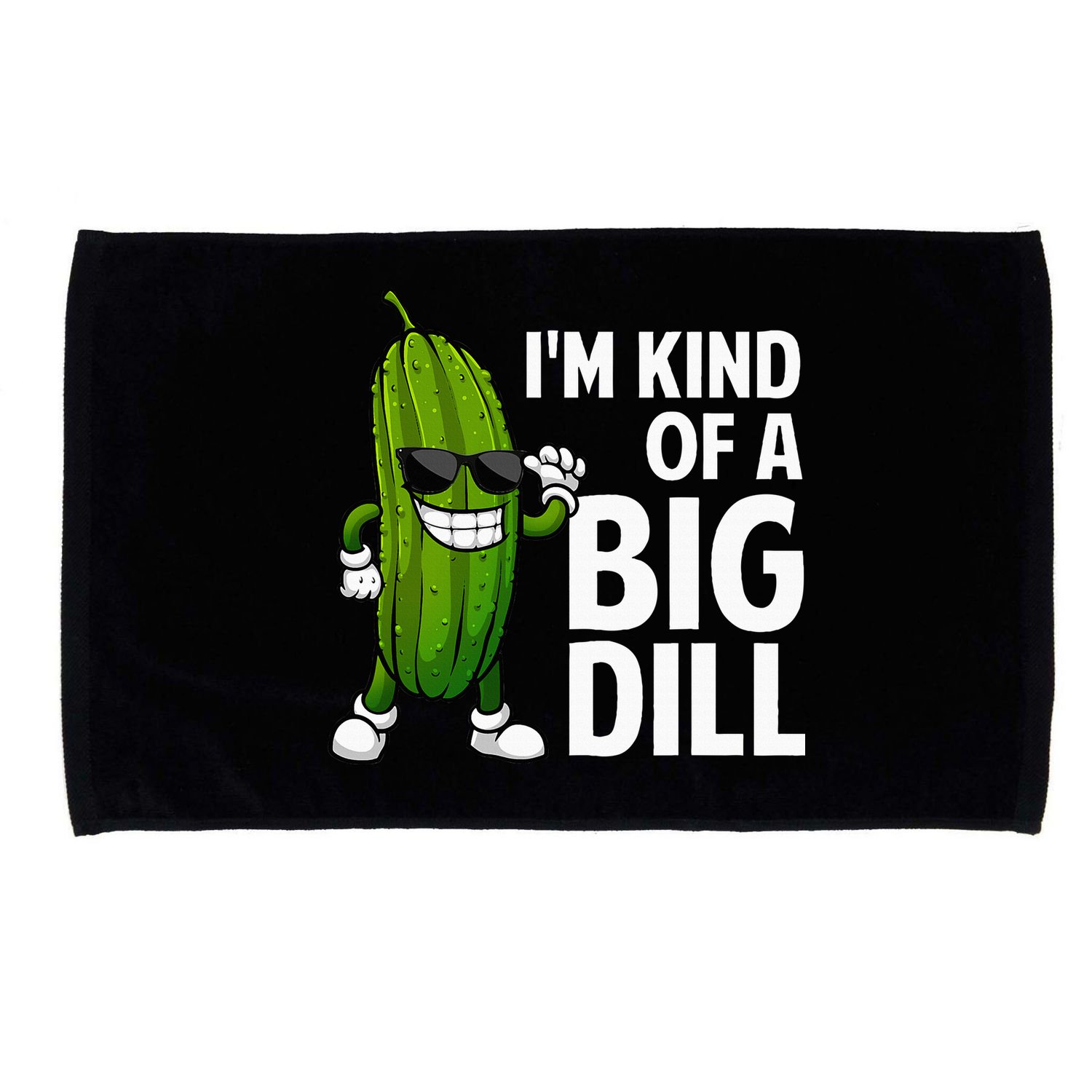 Pickle Design Big Dill Pickle Lover Microfiber Hand Towel