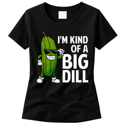 Pickle Design Big Dill Pickle Lover Womens T-Shirt