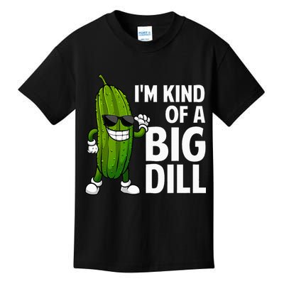 Pickle Design Big Dill Pickle Lover Kids T-Shirt