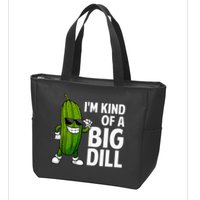Pickle Design Big Dill Pickle Lover Zip Tote Bag