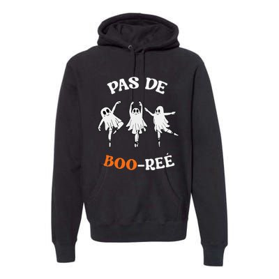 Pas De BooréE Ghost Ballet Dancer Halloween Premium Hoodie