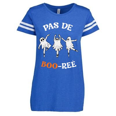 Pas De BooréE Ghost Ballet Dancer Halloween Enza Ladies Jersey Football T-Shirt