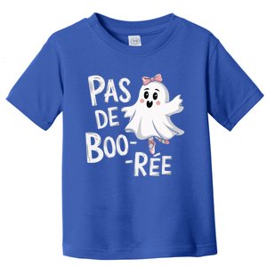 Pas De BooréE Ballet Funny Ghost Halloween Boo Dancer Humor Great Gift Toddler T-Shirt