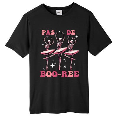 Pas De BooréE Funny Halloween Ballet Dancer Boo Re Skeleton Gift Tall Fusion ChromaSoft Performance T-Shirt