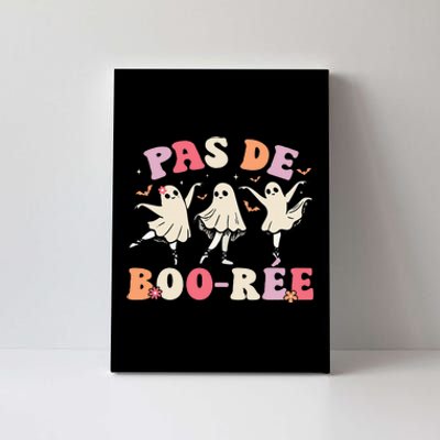 Pas De BooréE Ghost Ballet Dancer Halloween Dance Teacher Canvas