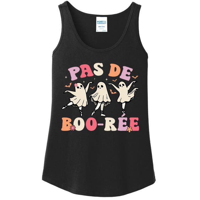 Pas De BooréE Ghost Ballet Dancer Halloween Dance Teacher Ladies Essential Tank