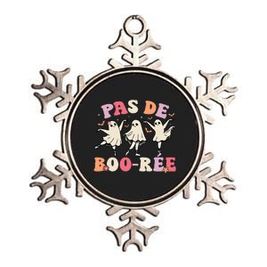 Pas De BooréE Ghost Ballet Dancer Halloween Dance Teacher Metallic Star Ornament