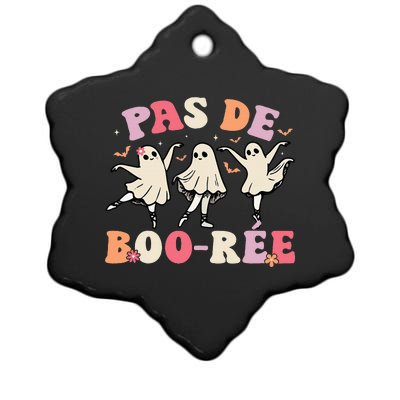 Pas De BooréE Ghost Ballet Dancer Halloween Dance Teacher Ceramic Star Ornament