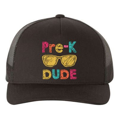 Prek Dude Back To School First Day Of Preschool Gift Yupoong Adult 5-Panel Trucker Hat