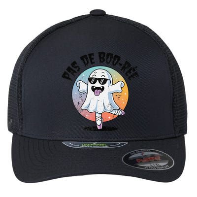 Pas De Boo Ree Funny Ghost Dance Ballet Halloween Flexfit Unipanel Trucker Cap