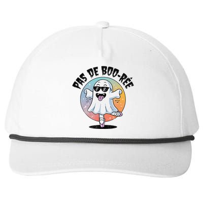 Pas De Boo Ree Funny Ghost Dance Ballet Halloween Snapback Five-Panel Rope Hat