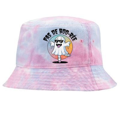 Pas De Boo Ree Funny Ghost Dance Ballet Halloween Tie-Dyed Bucket Hat