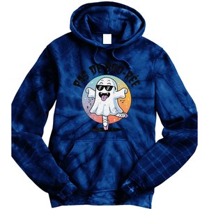 Pas De Boo Ree Funny Ghost Dance Ballet Halloween Tie Dye Hoodie