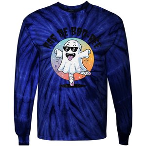 Pas De Boo Ree Funny Ghost Dance Ballet Halloween Tie-Dye Long Sleeve Shirt