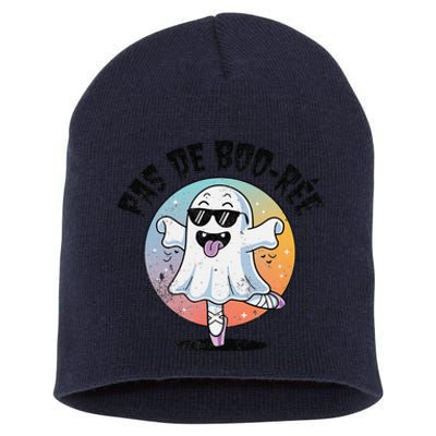 Pas De Boo Ree Funny Ghost Dance Ballet Halloween Short Acrylic Beanie