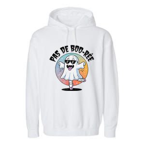 Pas De Boo Ree Funny Ghost Dance Ballet Halloween Garment-Dyed Fleece Hoodie