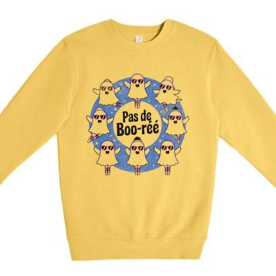 Pas De BooréE Ballet Dance Halloween Premium Crewneck Sweatshirt