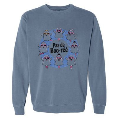 Pas De BooréE Ballet Dance Halloween Garment-Dyed Sweatshirt