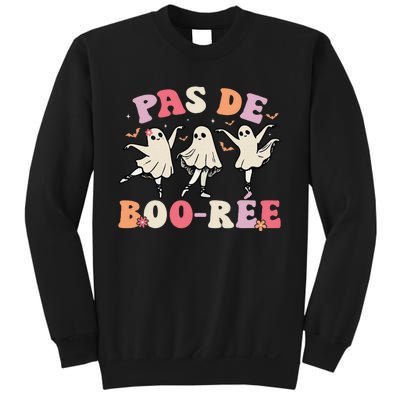 Pas De BooréE Ghost Ballet Dancer Halloween Dance Teacher Sweatshirt