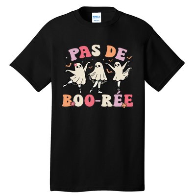 Pas De BooréE Ghost Ballet Dancer Halloween Dance Teacher Tall T-Shirt