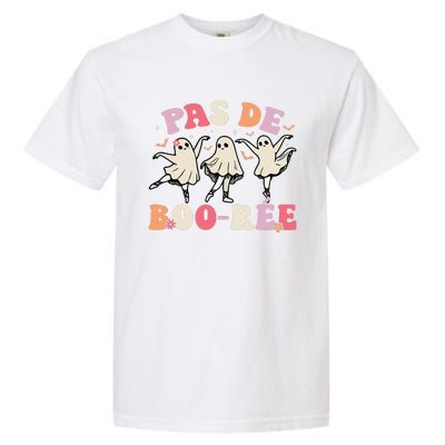 Pas De BooréE Ghost Ballet Dancer Halloween Dance Teacher Garment-Dyed Heavyweight T-Shirt