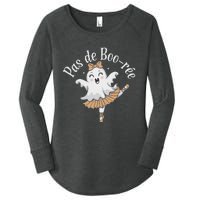 Pas De BooréE Funny Ballet Ghosts Halloween Dance Women's Perfect Tri Tunic Long Sleeve Shirt