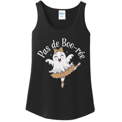 Pas De BooréE Funny Ballet Ghosts Halloween Dance Ladies Essential Tank