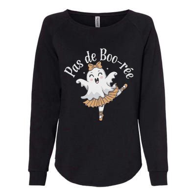 Pas De BooréE Funny Ballet Ghosts Halloween Dance Womens California Wash Sweatshirt