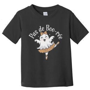 Pas De BooréE Funny Ballet Ghosts Halloween Dance Toddler T-Shirt