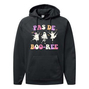 Pas De BooréE Ghost Ballet Dancer Halloween Performance Fleece Hoodie