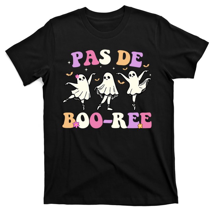 Pas De BooréE Ghost Ballet Dancer Halloween T-Shirt