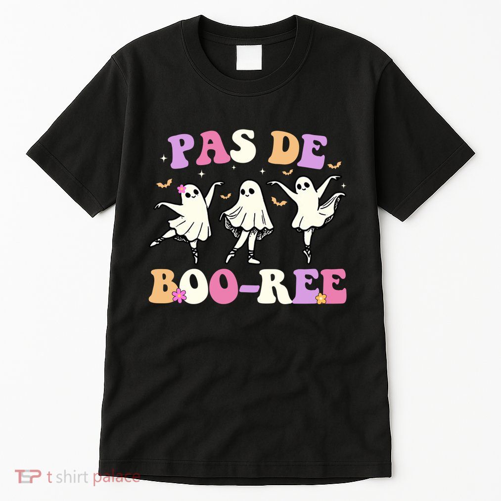 Pas De BooréE Ghost Ballet Dancer Halloween Tall T-Shirt