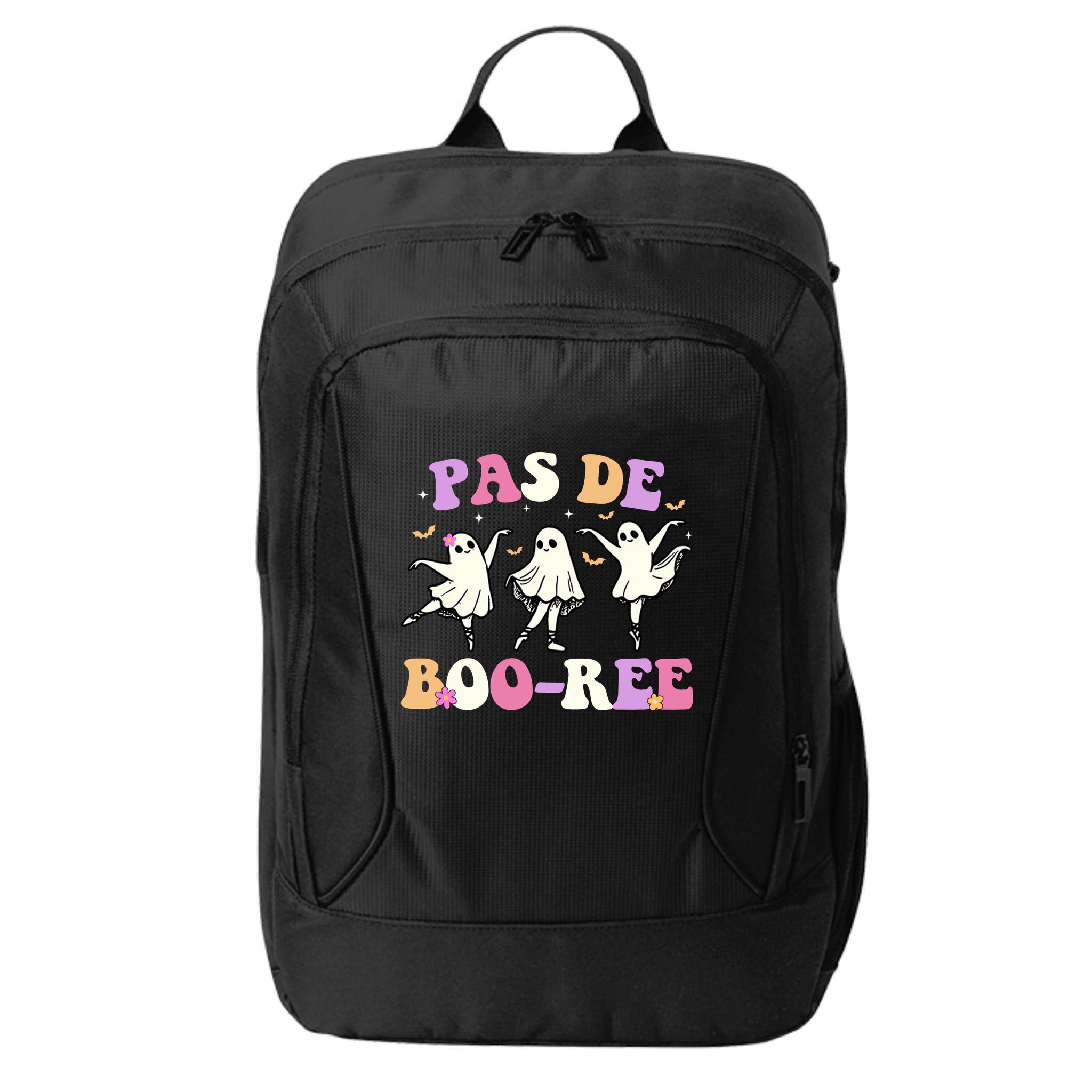 Pas De BooréE Ghost Ballet Dancer Halloween City Backpack