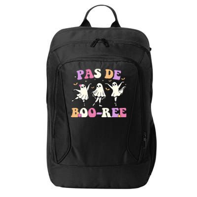 Pas De BooréE Ghost Ballet Dancer Halloween City Backpack