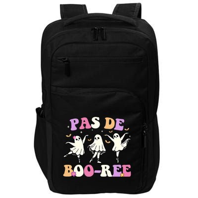 Pas De BooréE Ghost Ballet Dancer Halloween Impact Tech Backpack