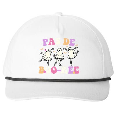 Pas De BooréE Ghost Ballet Dancer Halloween Snapback Five-Panel Rope Hat